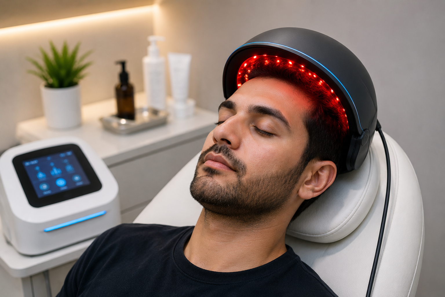 Low-level laser therapy for hair loss at Dr Hair